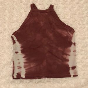 Crisscross halter sports top